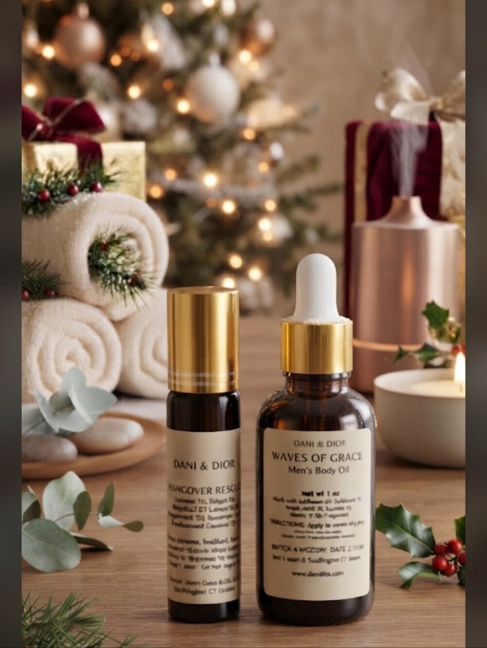 Dani & Dior ~ Hangover Rescue & Waves Of Grace Body Oil
